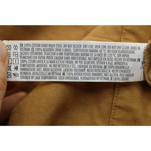 Forever 21 tan button mini skirt womens medium y2k preppy fairy kawaii casual - Picture 4 of 6